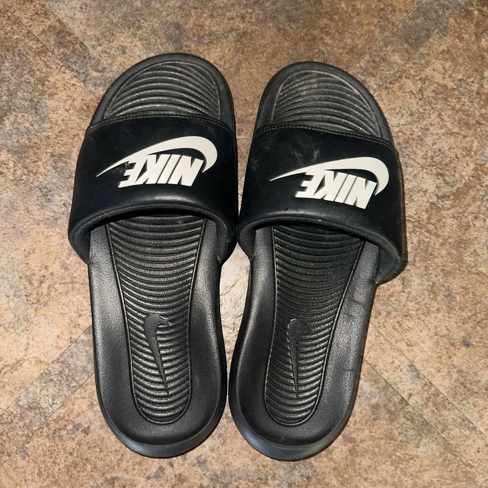 Nike Black Slide Sandals